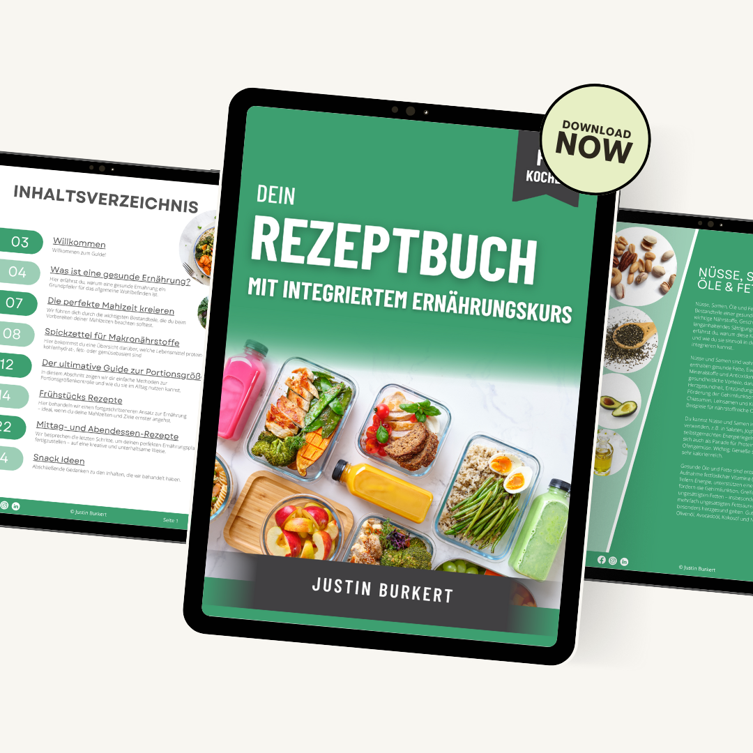 FitKochen – Dein Rezeptbuch mit integriertem Ernährungskurs